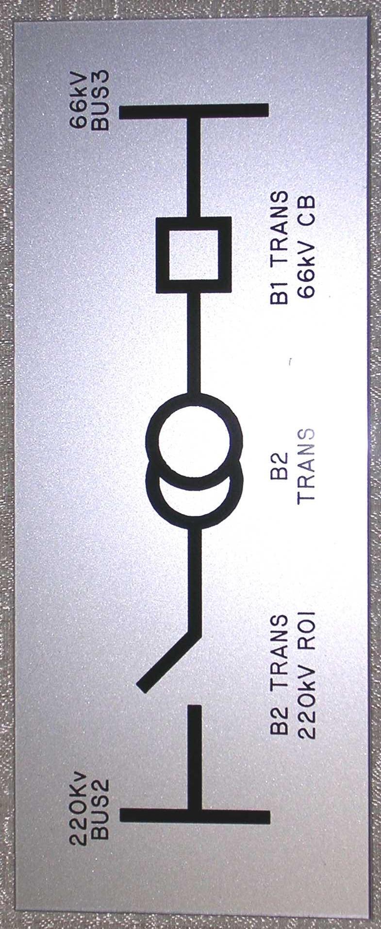 Rear Engraved Labels