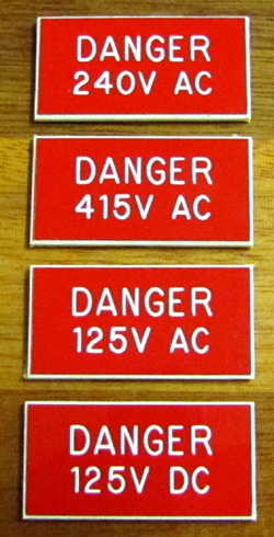 Danger Labels