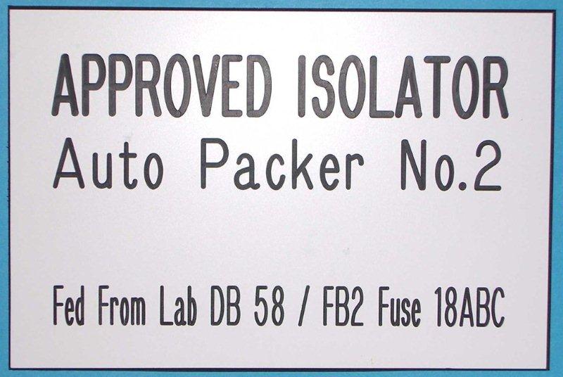 Electrical Label