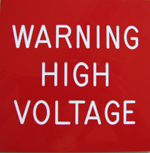 Warning Labels - High Voltage
